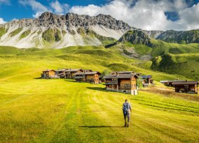 Schweizer Alpen nahe Arosa