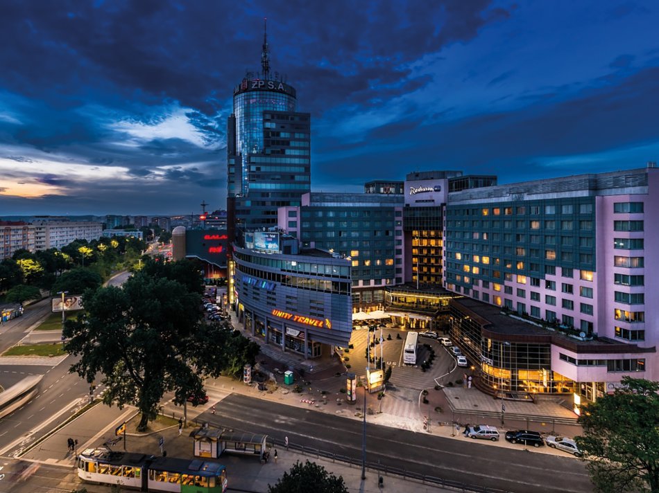 RADISSON BLU Stettin, Außenansicht